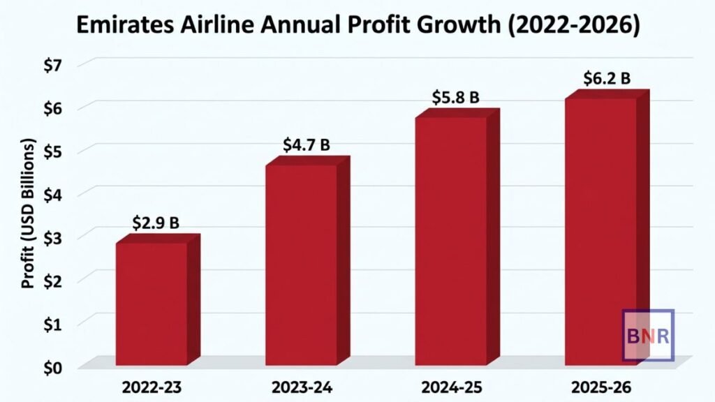 Emirates annual profit growth