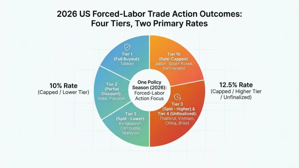 Global Trade Network: A Manufacturing Scale Trap 2 2026 US forced labor trade action outcomes